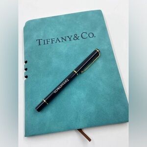 Tiffany & Co. Notebook and Pen
